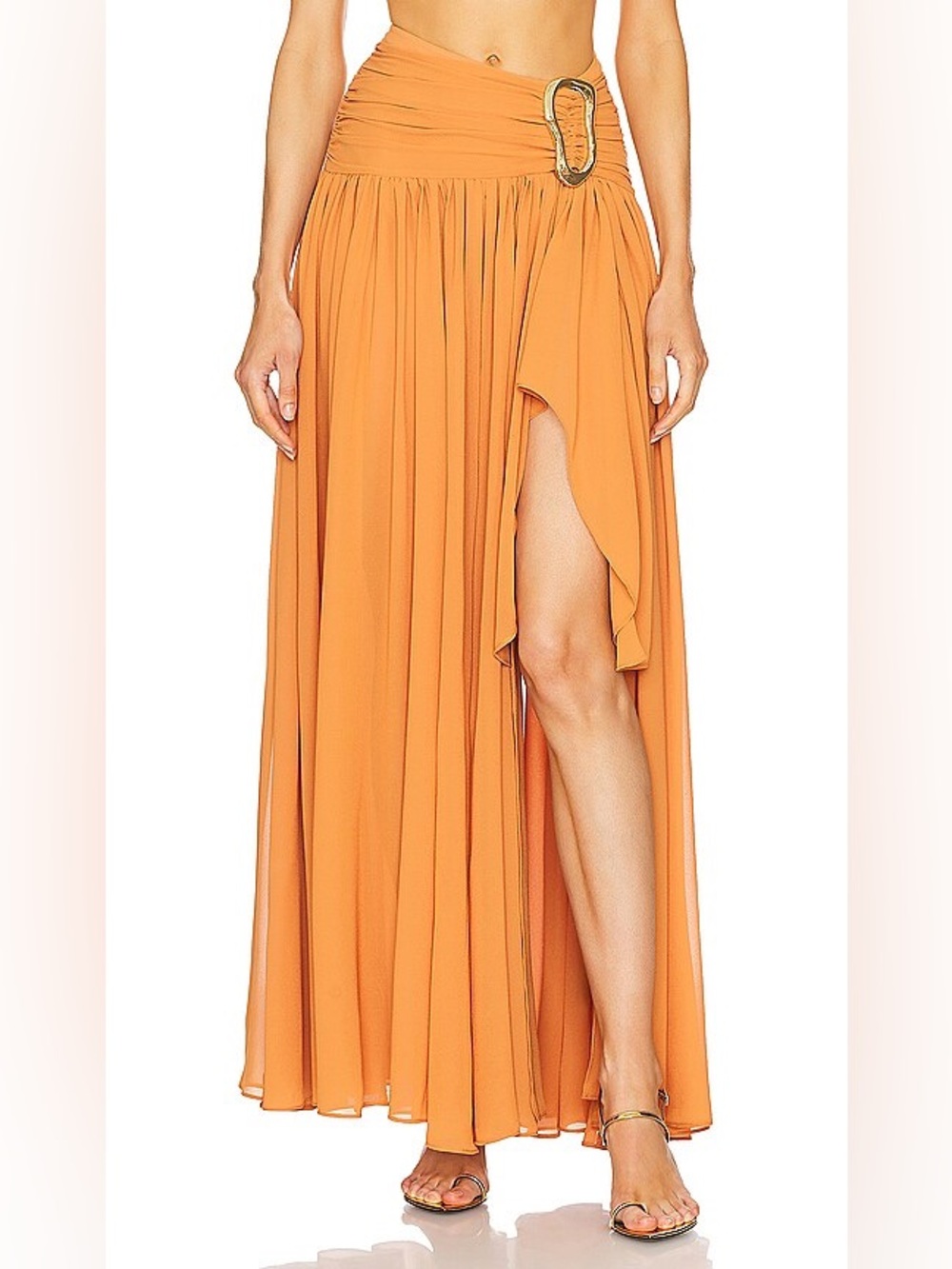 Michael Costello blair skirt in cumin size XS